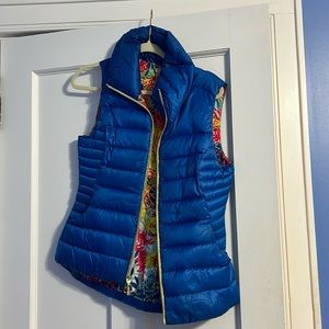 LILLY PULITZER VEST - M - BLUE